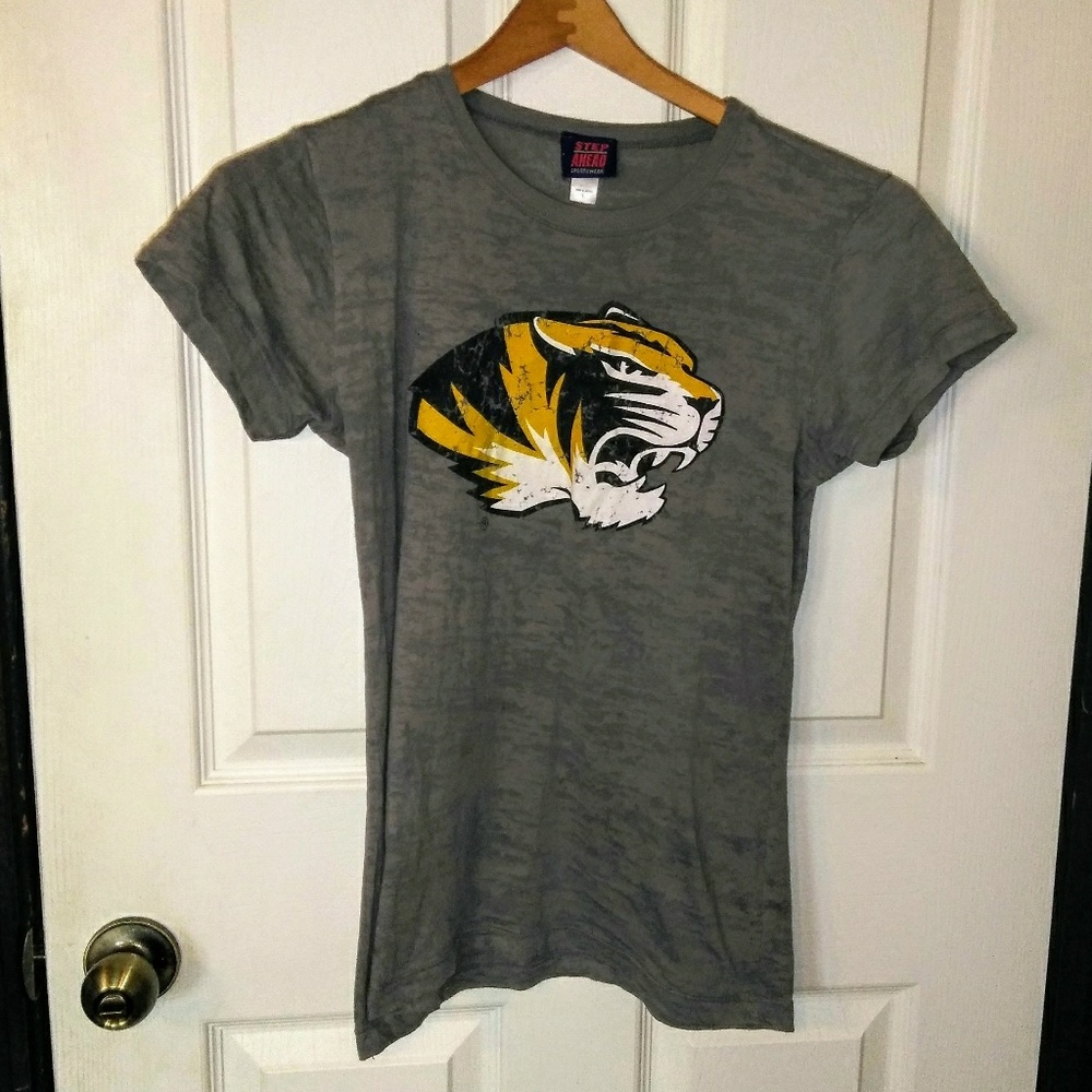 MU Missouri Tigers Distressed Tee